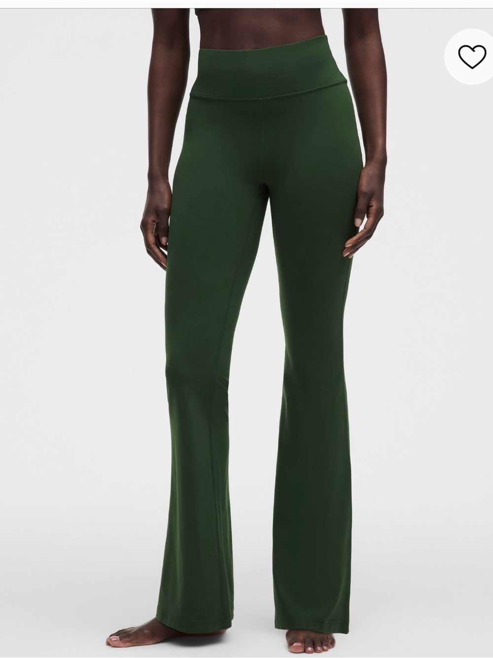 lululemon athletica Women’s groove New La Flat pant regular size 4— Olive Green